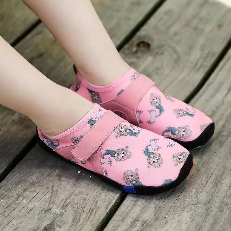 Kids Boy Girl Anti Slip Aqua Shoes for Beach