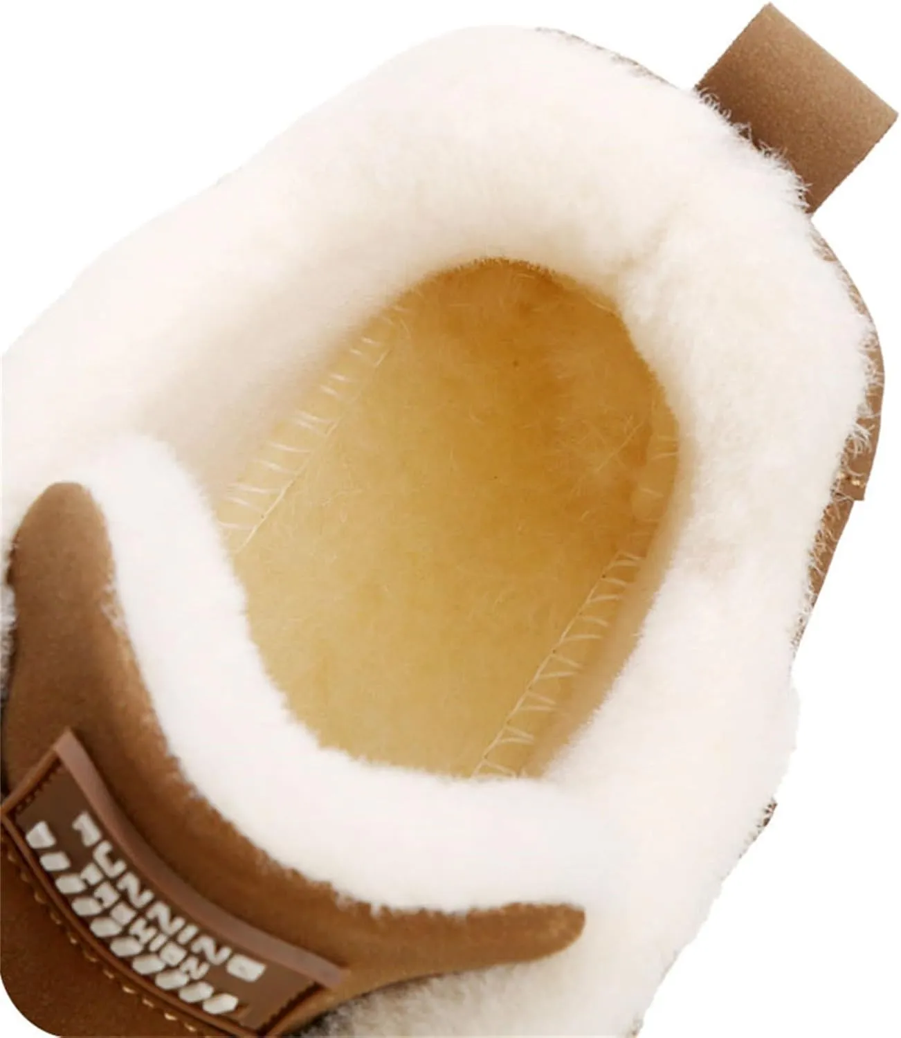 Kids Fuzzy Snow Booties Open Toe Shoes Childrens Outdoor Ski Warm Comfy Boots Light Breathable Thick Non Slip Shoes