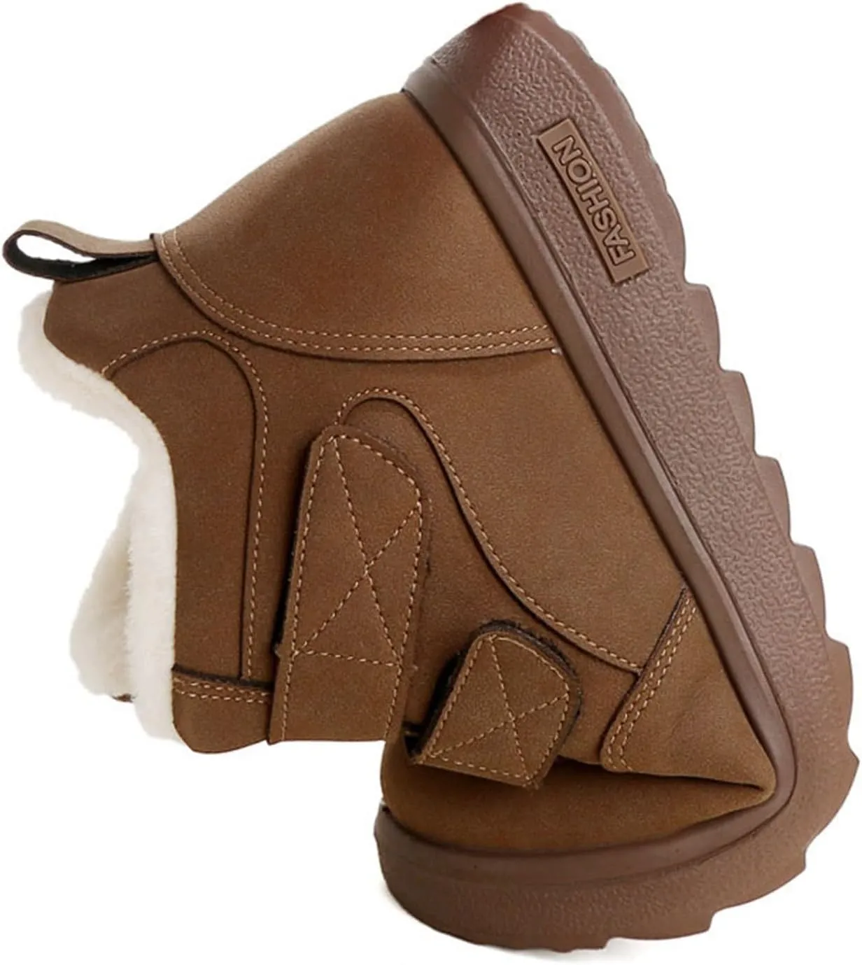 Kids Fuzzy Snow Booties Open Toe Shoes Childrens Outdoor Ski Warm Comfy Boots Light Breathable Thick Non Slip Shoes