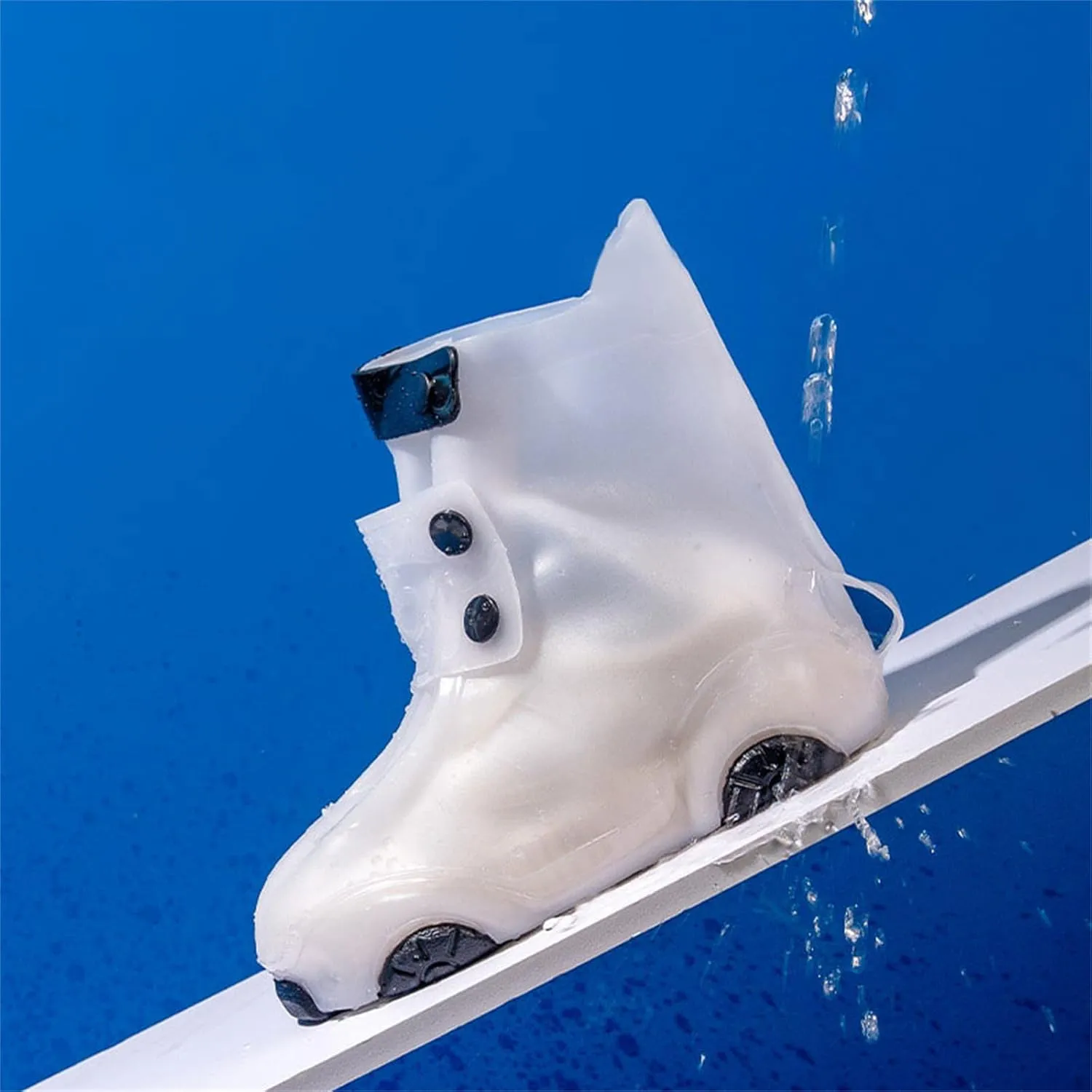 Kids Rain Shoes Cute Cartoon Non-Slip Soft Bottom Rain Shoes Portable Waterproof Shoes Unisex Children Rain Shoes, 5