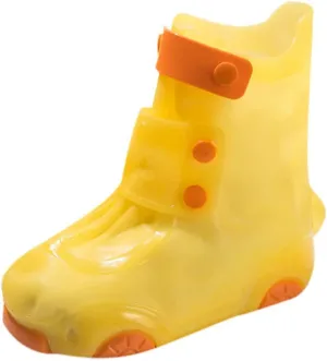 Kids Rain Shoes Cute Cartoon Non-Slip Soft Bottom Rain Shoes Portable Waterproof Shoes Unisex Children Rain Shoes, 5
