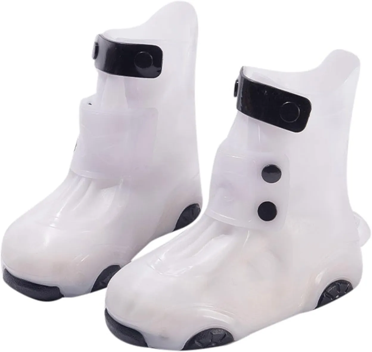 Kids Rain Shoes Cute Cartoon Non-Slip Soft Bottom Rain Shoes Portable Waterproof Shoes Unisex Children Rain Shoes, 5