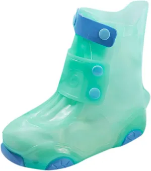 Kids Rain Shoes Cute Cartoon Non-Slip Soft Bottom Rain Shoes Portable Waterproof Shoes Unisex Children Rain Shoes, 5