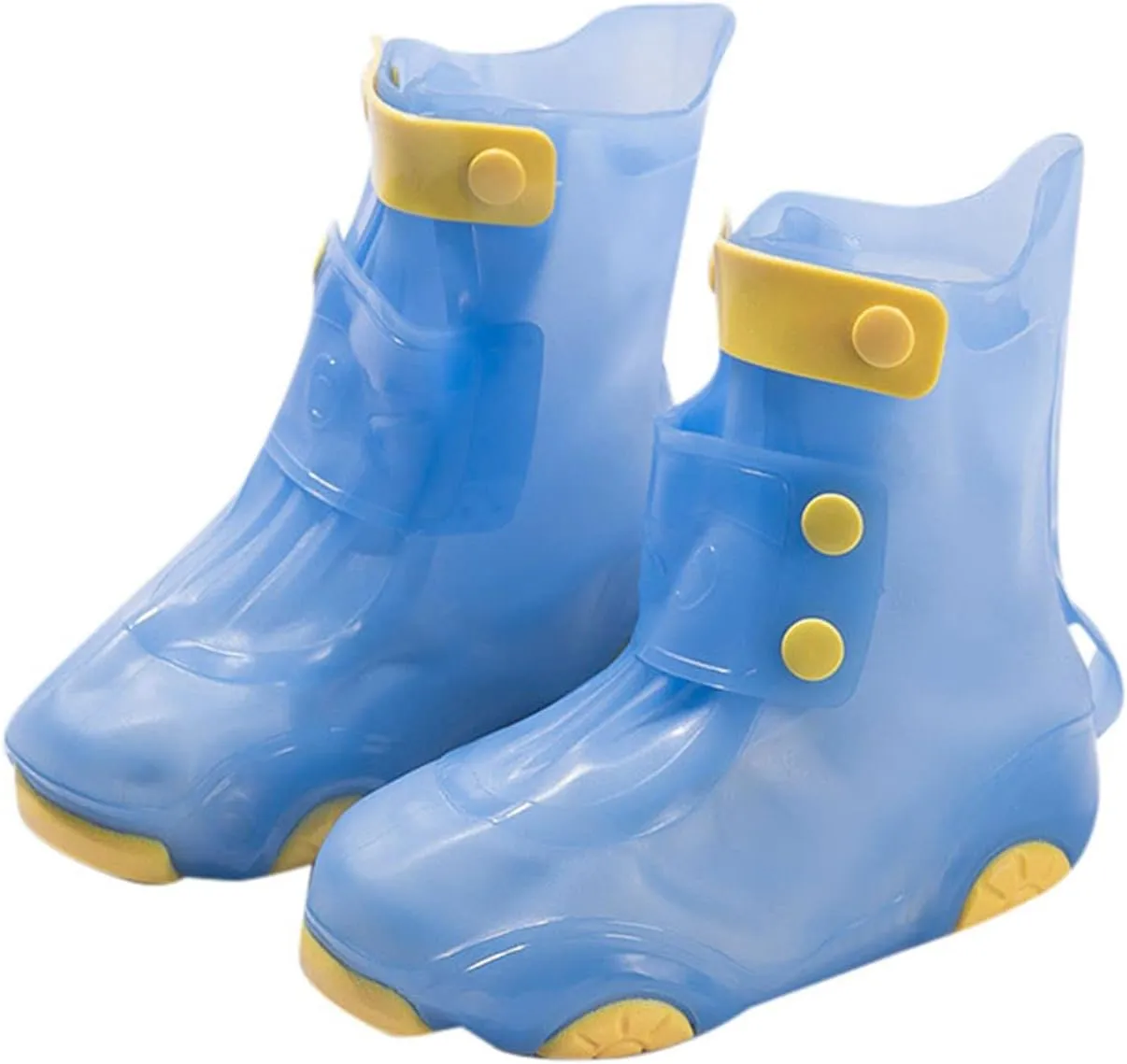Kids Rain Shoes Cute Cartoon Non-Slip Soft Bottom Rain Shoes Portable Waterproof Shoes Unisex Children Rain Shoes, 5