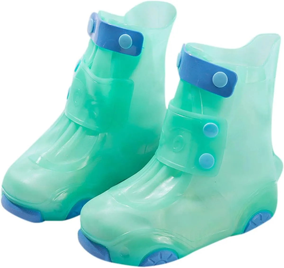 Kids Rain Shoes Cute Cartoon Non-Slip Soft Bottom Rain Shoes Portable Waterproof Shoes Unisex Children Rain Shoes, 5