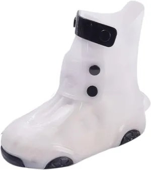 Kids Rain Shoes Cute Cartoon Non-Slip Soft Bottom Rain Shoes Portable Waterproof Shoes Unisex Children Rain Shoes, 5