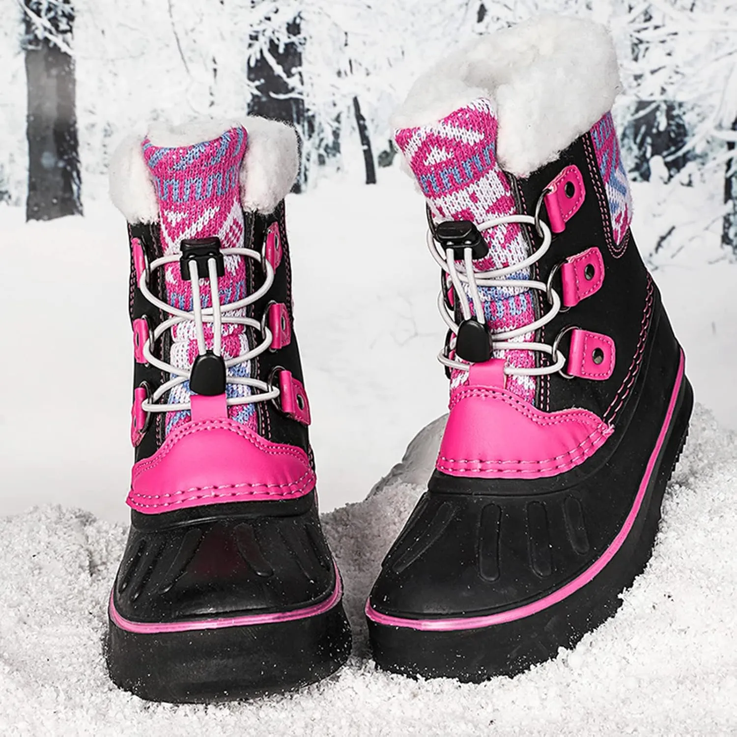Kids Shoes Snow Boots Girls Boys OutdoorBoots Warm Boots with Cotton Snow Boots Girl Apparel