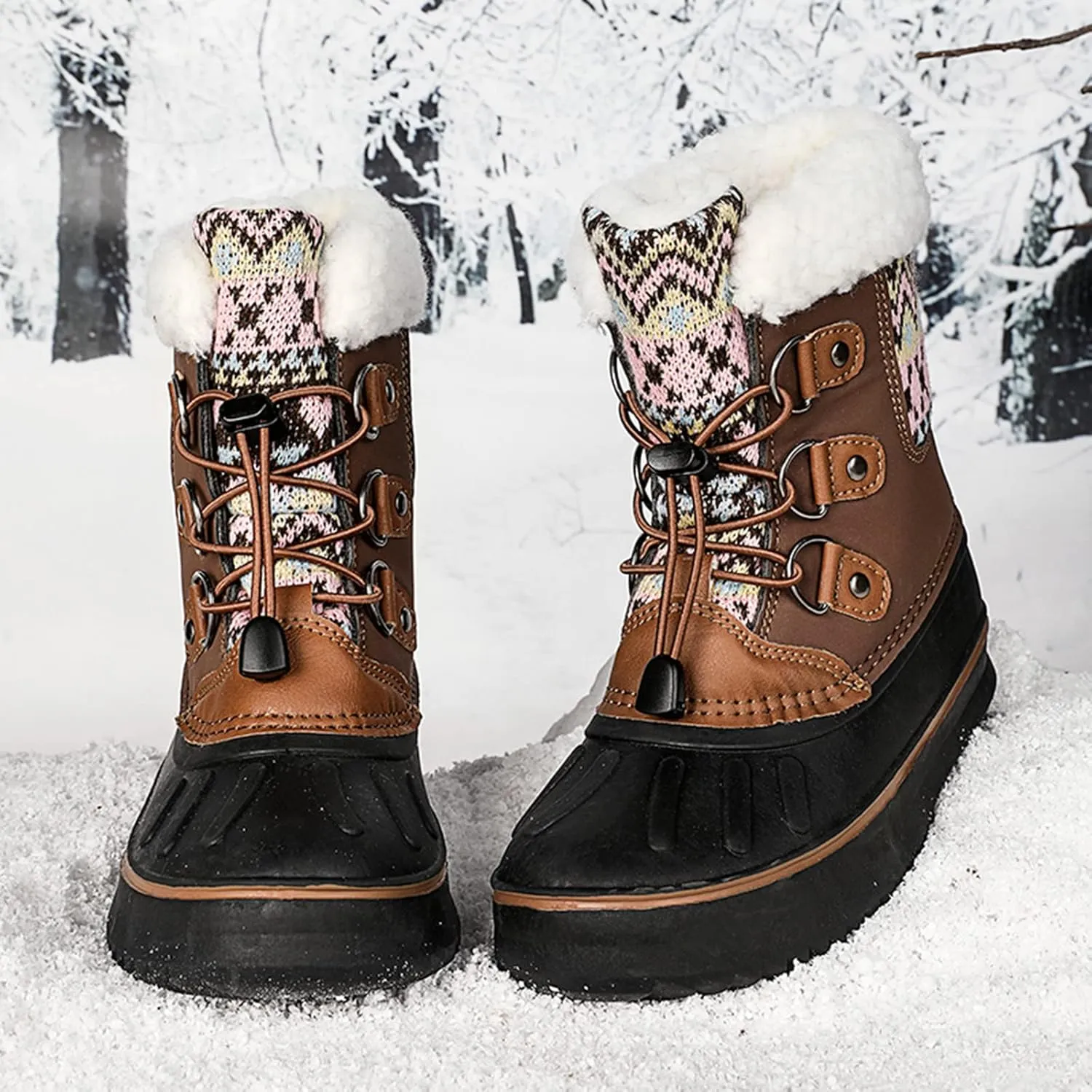Kids Shoes Snow Boots Girls Boys OutdoorBoots Warm Boots with Cotton Snow Boots Girl Apparel