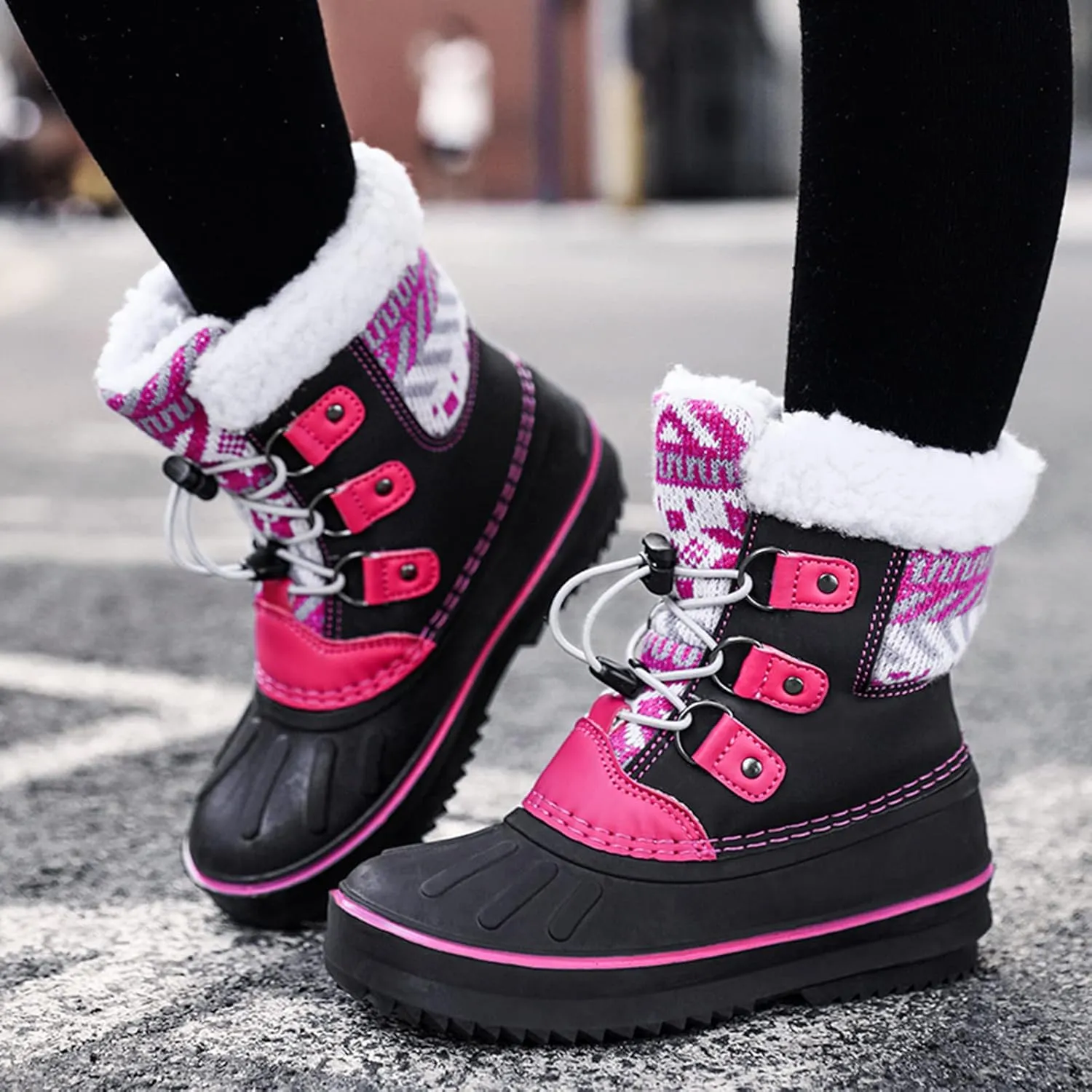 Kids Shoes Snow Boots Girls Boys OutdoorBoots Warm Boots with Cotton Snow Boots Girl Apparel