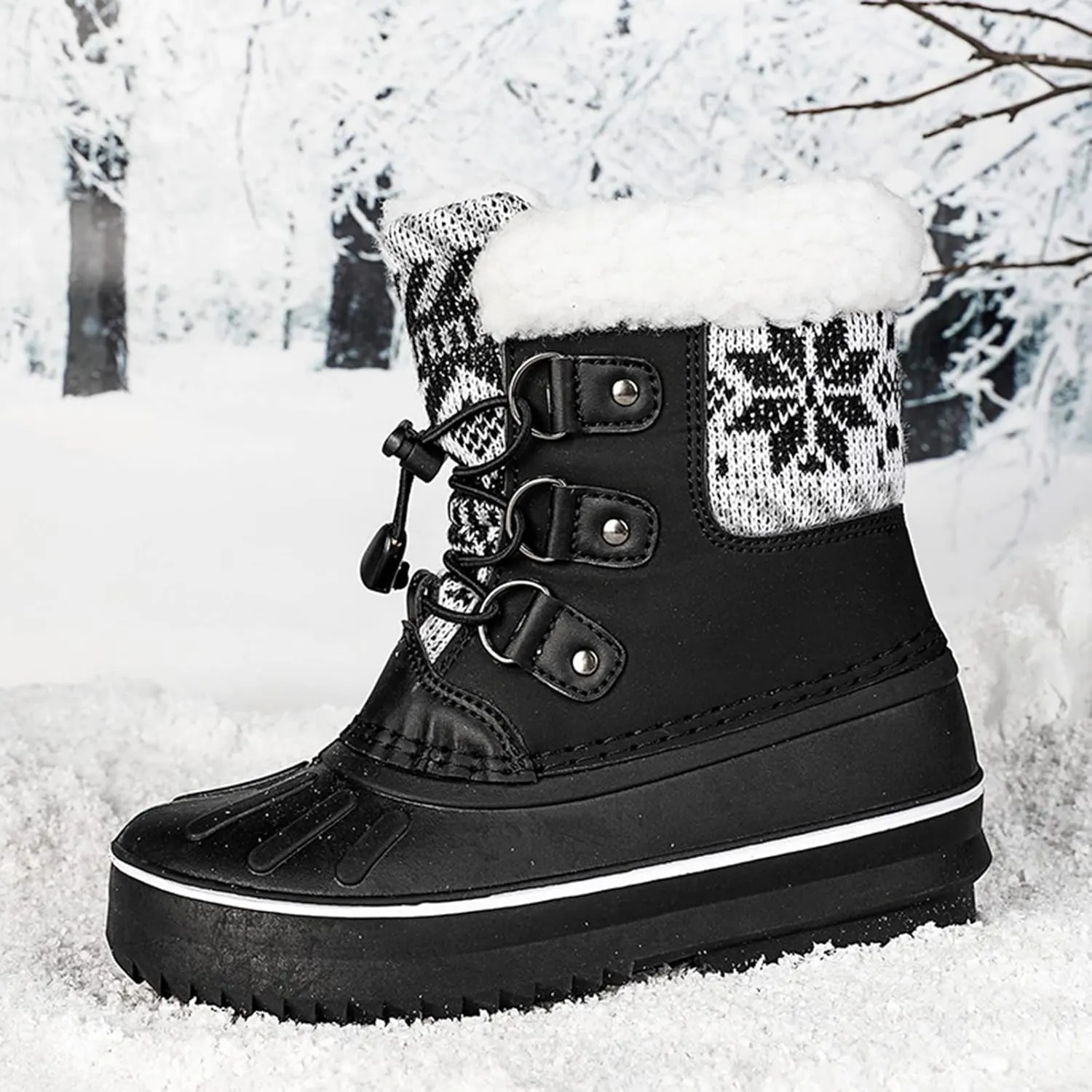 Kids Shoes Snow Boots Girls Boys OutdoorBoots Warm Boots with Cotton Snow Boots Girl Apparel