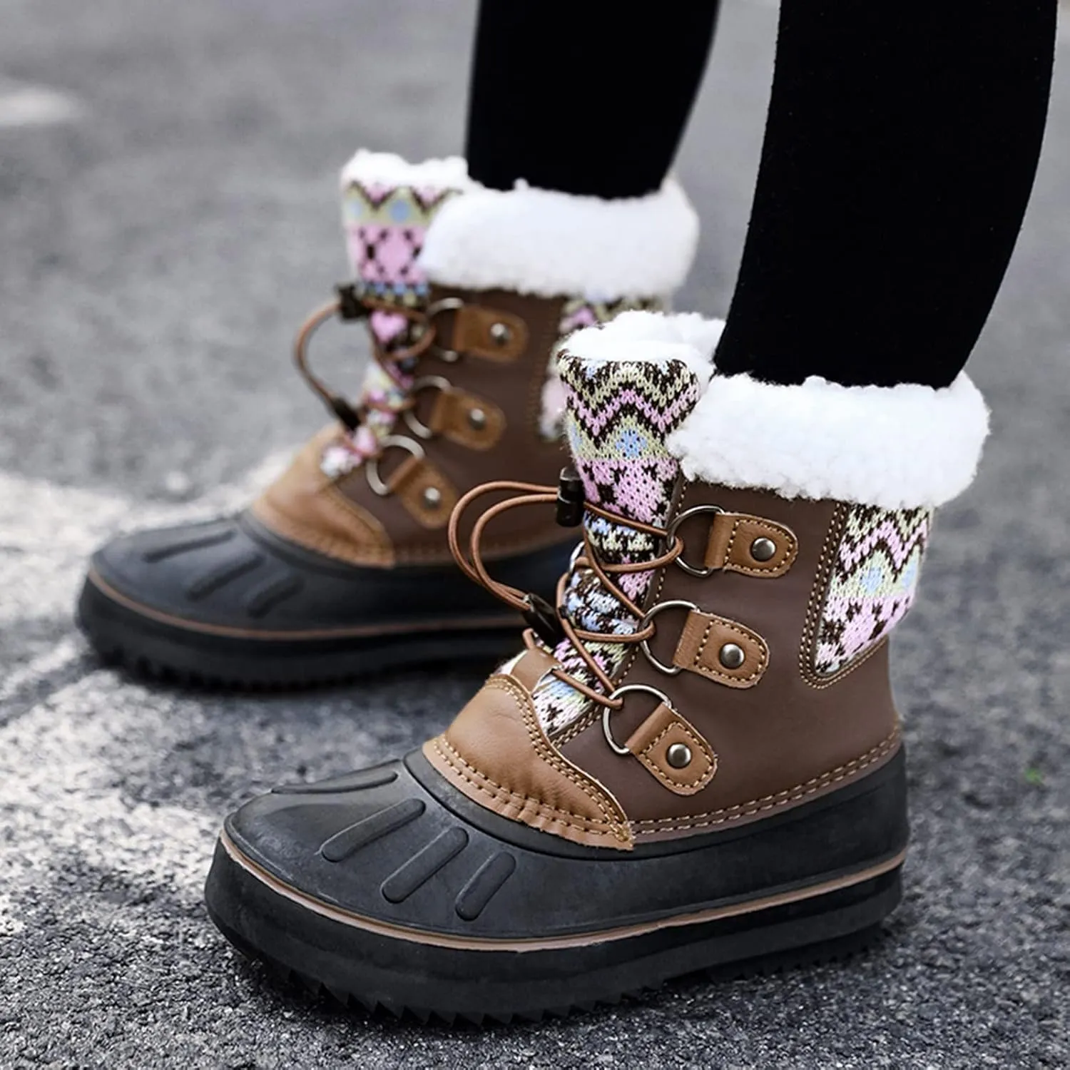 Kids Shoes Snow Boots Girls Boys OutdoorBoots Warm Boots with Cotton Snow Boots Girl Apparel