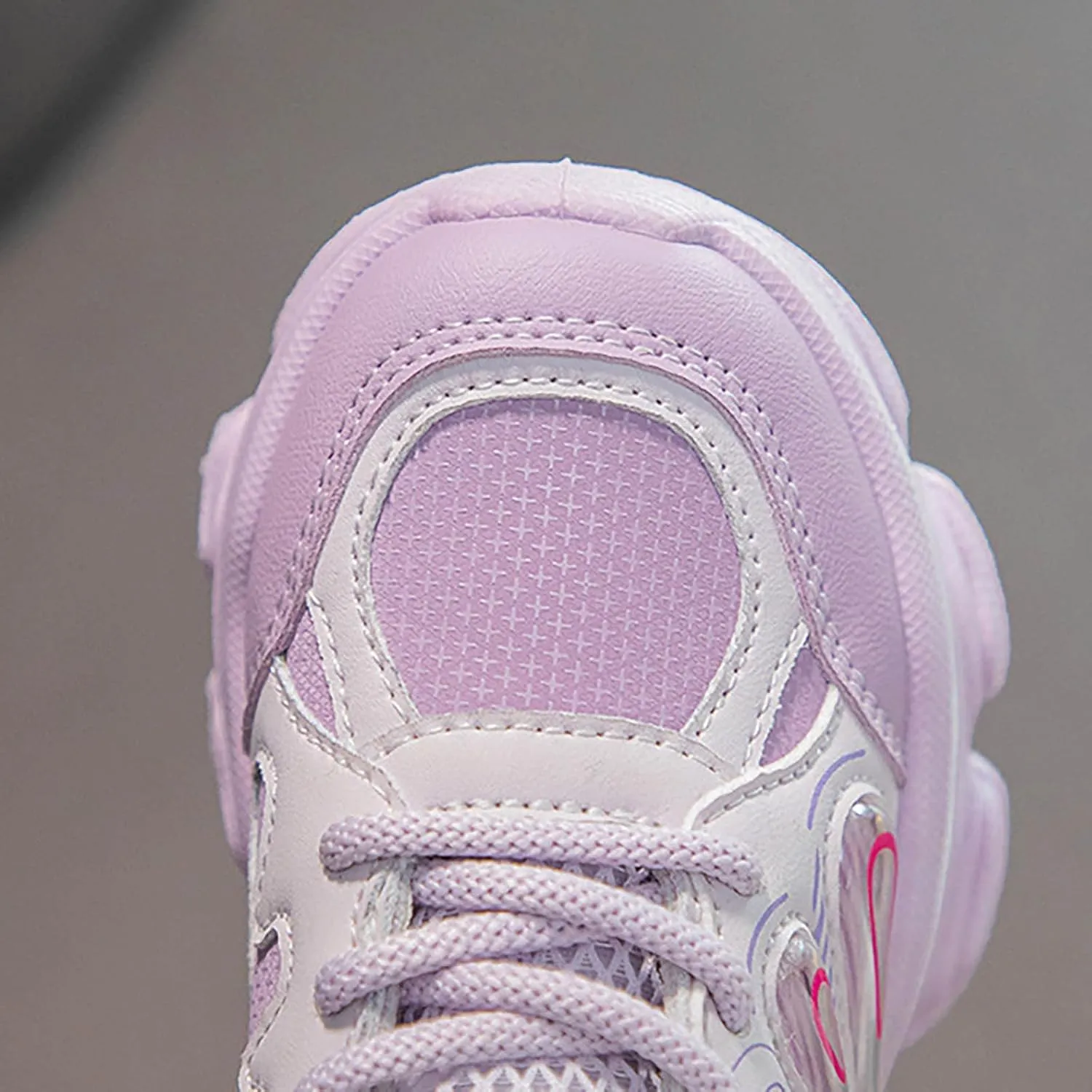 Kids Sport Sneakers for Boys Girls Mesh Breathable Running Shoes Hook and Loop Lightweight Athletic Casual Shoes