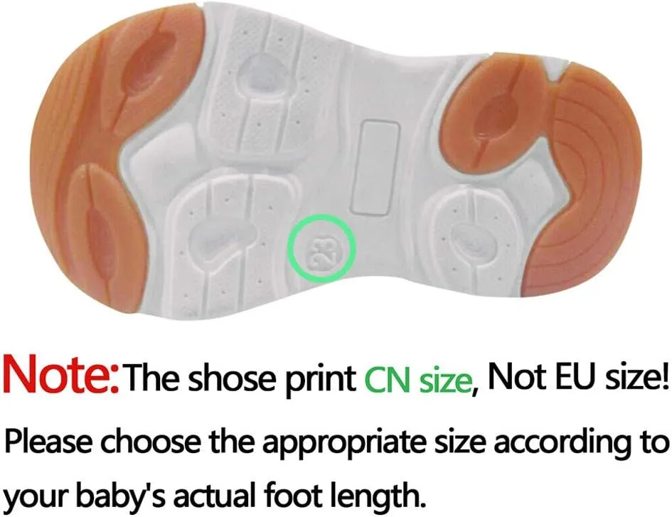 Kids Striped Shoes Lightweight Breathable Running Tennis Boys Girls LED Light Up Sport Sneakers Trainers 1-6Years (Black-05#, 4.5-5Years)
