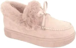 Ladmiple Winter Boots For Women Wide Width Snow Boots Comfortable Slip on Fur Lined Cold Weather Warm Ankle Booties