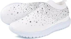 Ladmiple Womens Tennis Shoes Running Non Slip Athletic Walking Workout Sneakers Casual Fashion Comfort Slip On Gym Shoes