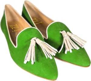 LEHOOR Women Pointed Toe Loafers Tassel Slip On Ballet Flats Suede Leather Summer Comfort Office Casual Dress Driver Loafers Closed Toe Flat Heels Pump Shoes Size 4-13 M US