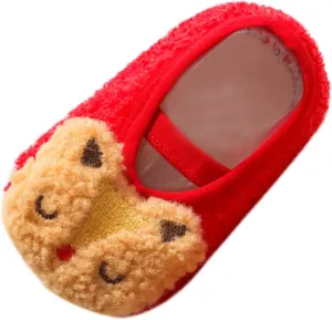 Light up Shoes Size 5 Boys and Girls Cartoon Character Pattern Warm Toddler Shoes Indoor Girls Soccer Cleats Size 8