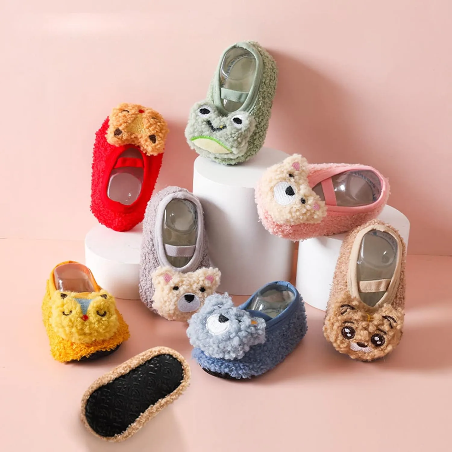 Light up Shoes Size 5 Boys and Girls Cartoon Character Pattern Warm Toddler Shoes Indoor Girls Soccer Cleats Size 8