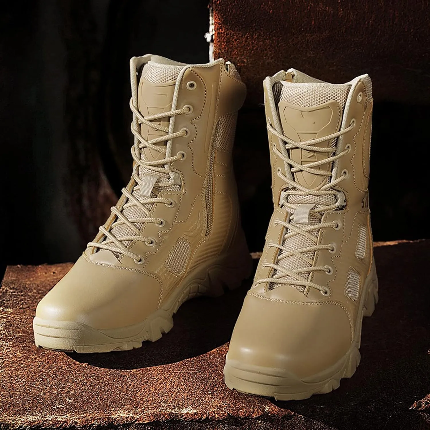 Mens Boots Men's Boots Outdoor Hiking Shoes Field Tactical Training Military Boots Work Shoes Camping Hiking Women's Boots Snow Boots