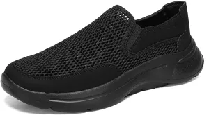 Men's Breathable Slip On Sneakers Lightweight Casual Shoes for Walking Running Gym Yoga Outdoor Summer Spring