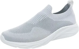 Men's Classic Casual Walking Shoes Casual Sneaker Mesh Breathable Walking Shoe Convenient Elderly Slip On Shoes