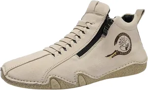 Men's Classic Casual Walking Shoes Comfortable Breathable Stretch Canvas Slip on Sneaker Versatile Elderly Shoes