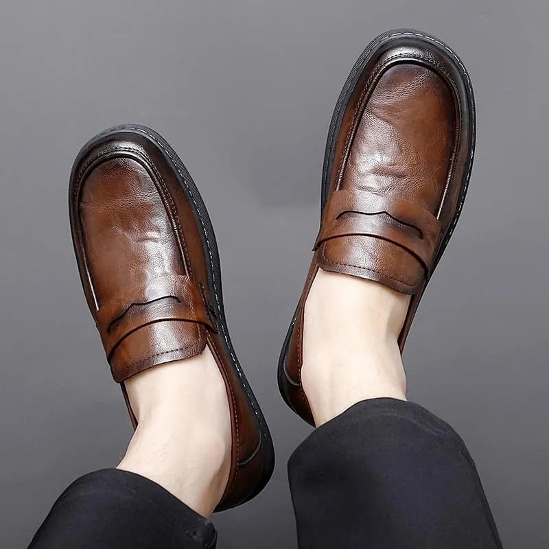 Mens Dress Shoes Wedding Business Work Office Outdoor Party Casual Loafers Shoes Men's Fashion Comfort Oxfords Shoes