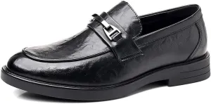 Men's Slip On Dress Shoes Pointed Toe Derbys Classic Formal Business Brogue Oxfords Shoes