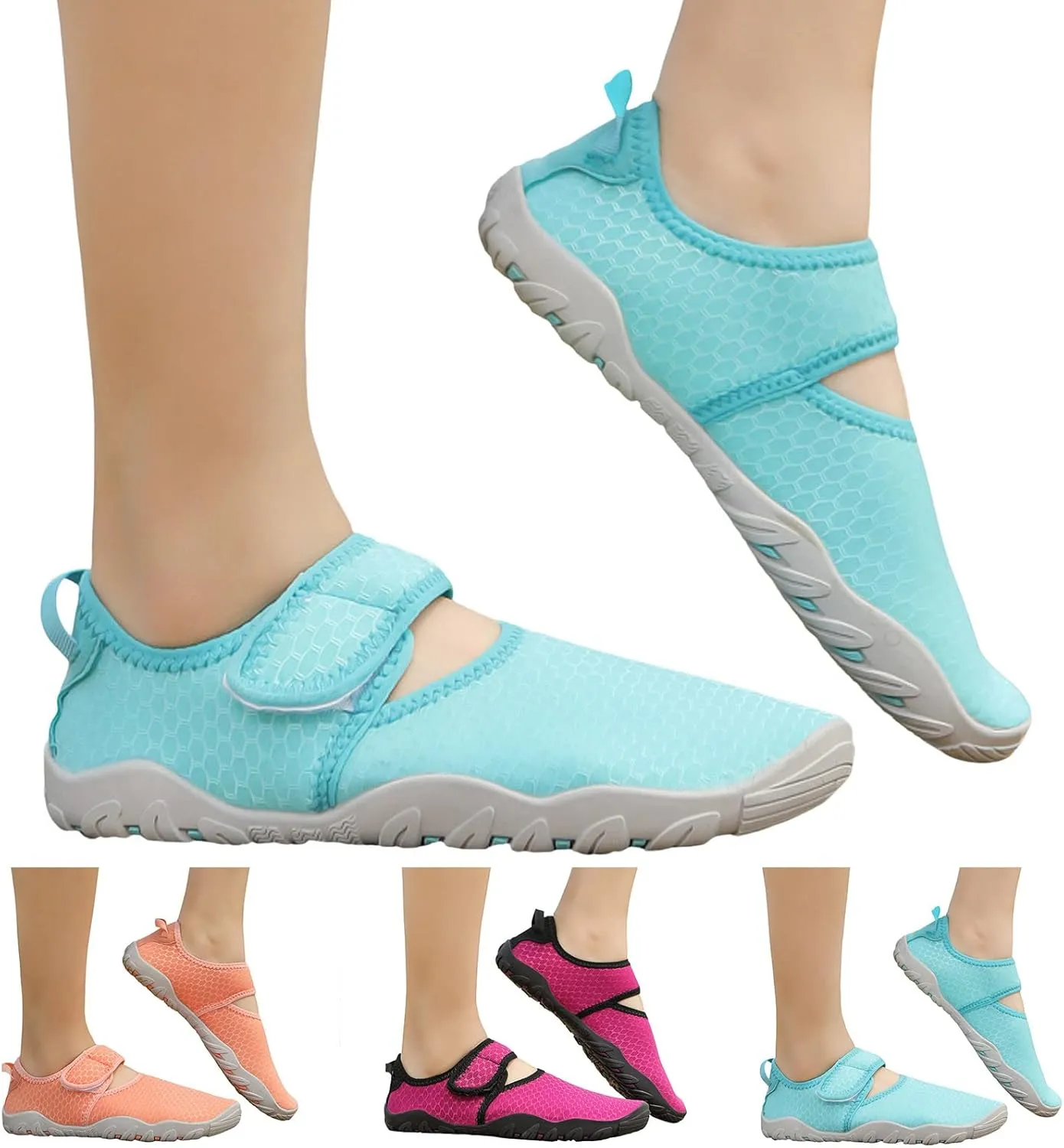 Mens Water Shoes Wide Width Slip on for Men Women Barefoot Water Shoes Men Womens Pool Shoes Quick Dry Water Sports Barefoot Shoes for Beach Swim Surf Yoga Exercise