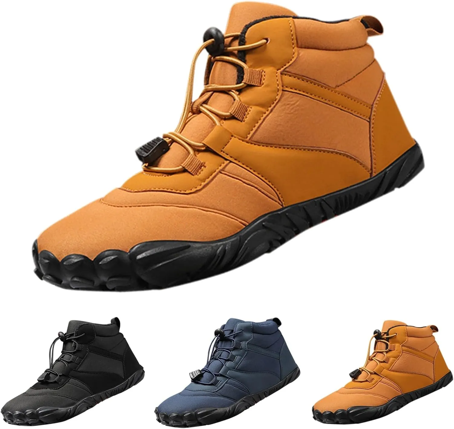 Men's Work Boots Non Steel Toe Hiking Sneakers Boot with Comfort Safety Toe Shoes for Women Nonslip Slip On Platform Shoes Lightweight Comfortable Hike Grounded Footwear