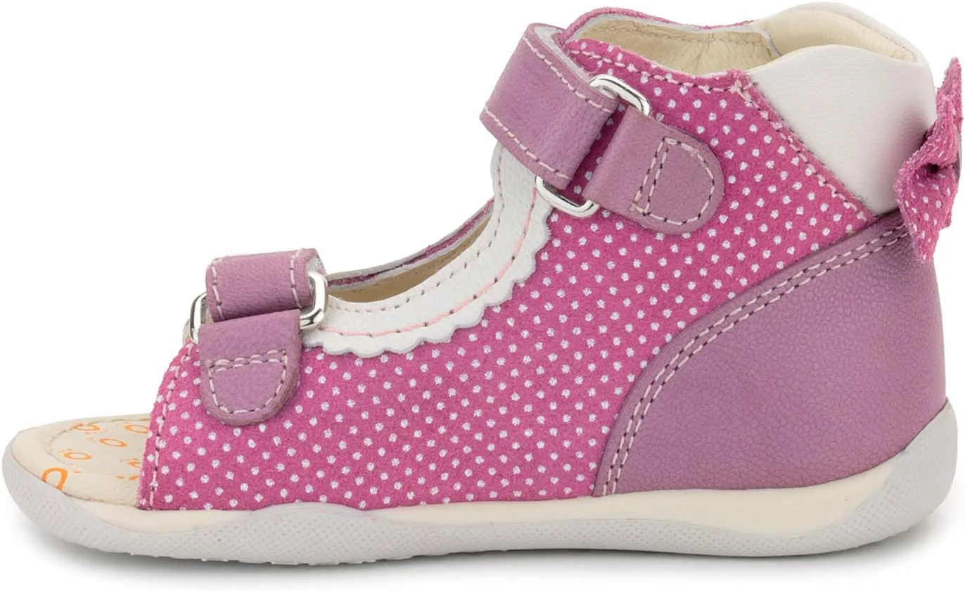 Mini Baby Girl First Walker Orthopedic Leather Anti-Slip Sandal