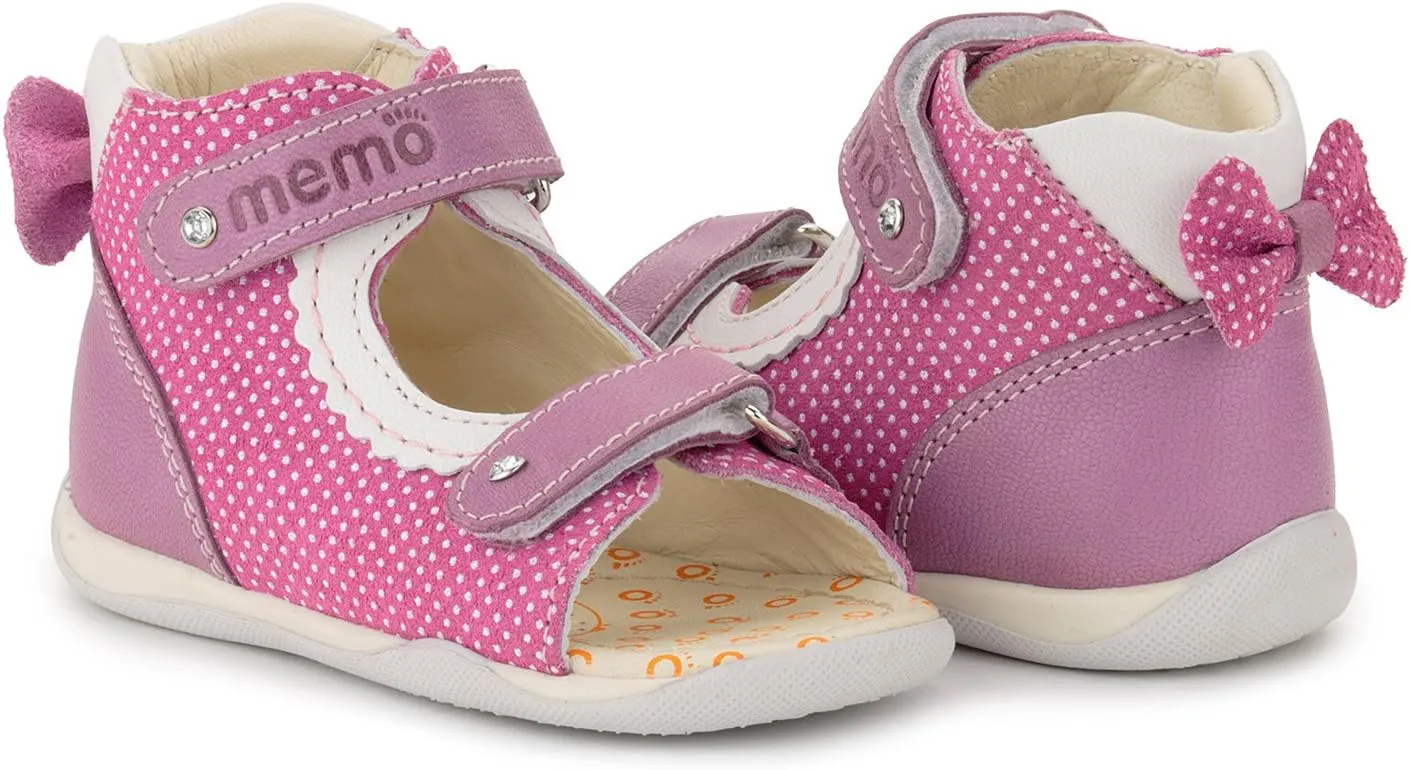 Mini Baby Girl First Walker Orthopedic Leather Anti-Slip Sandal