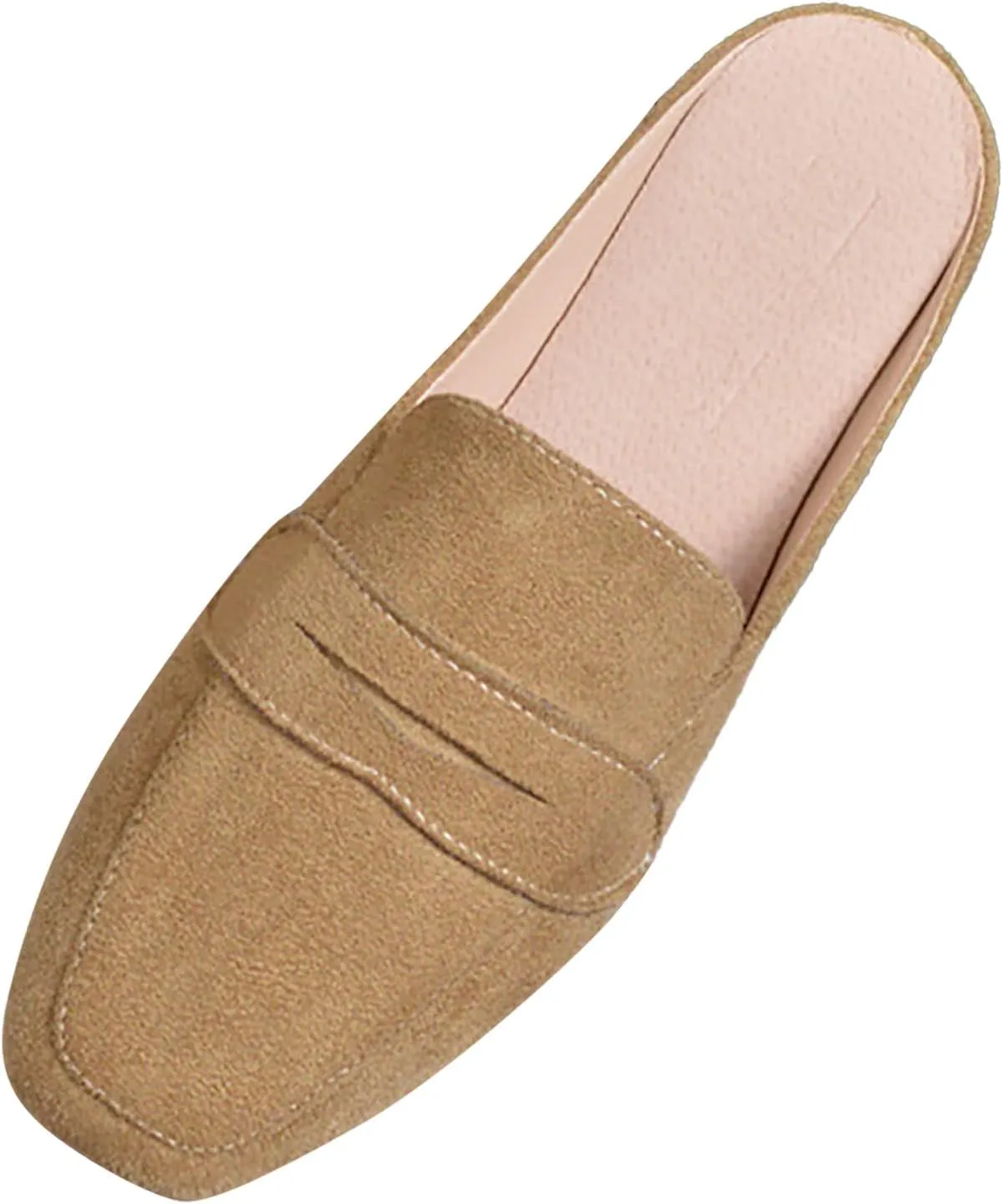 Mules for Women Comfort Dressy Flats Slip on Slides Loafers Backless Mules & Clogs Casual Dress Mules
