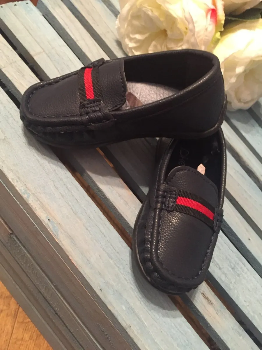 Navy loafer