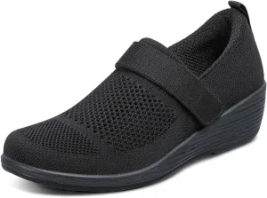 Orthofeet Women's Orthopedic Eve Wedge Shoe with Arch Support