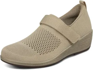Orthofeet Women's Orthopedic Eve Wedge Shoe with Arch Support