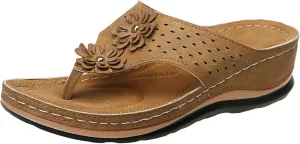 Orthopedic Flip Flop Orthotic Wide Sandals Women Orthopedic Womens Walking Sandals Comfortable Orthopedic Womens Summer Walking Sandals Arch Support Orthopedic Comfort Sandals with Arch Support