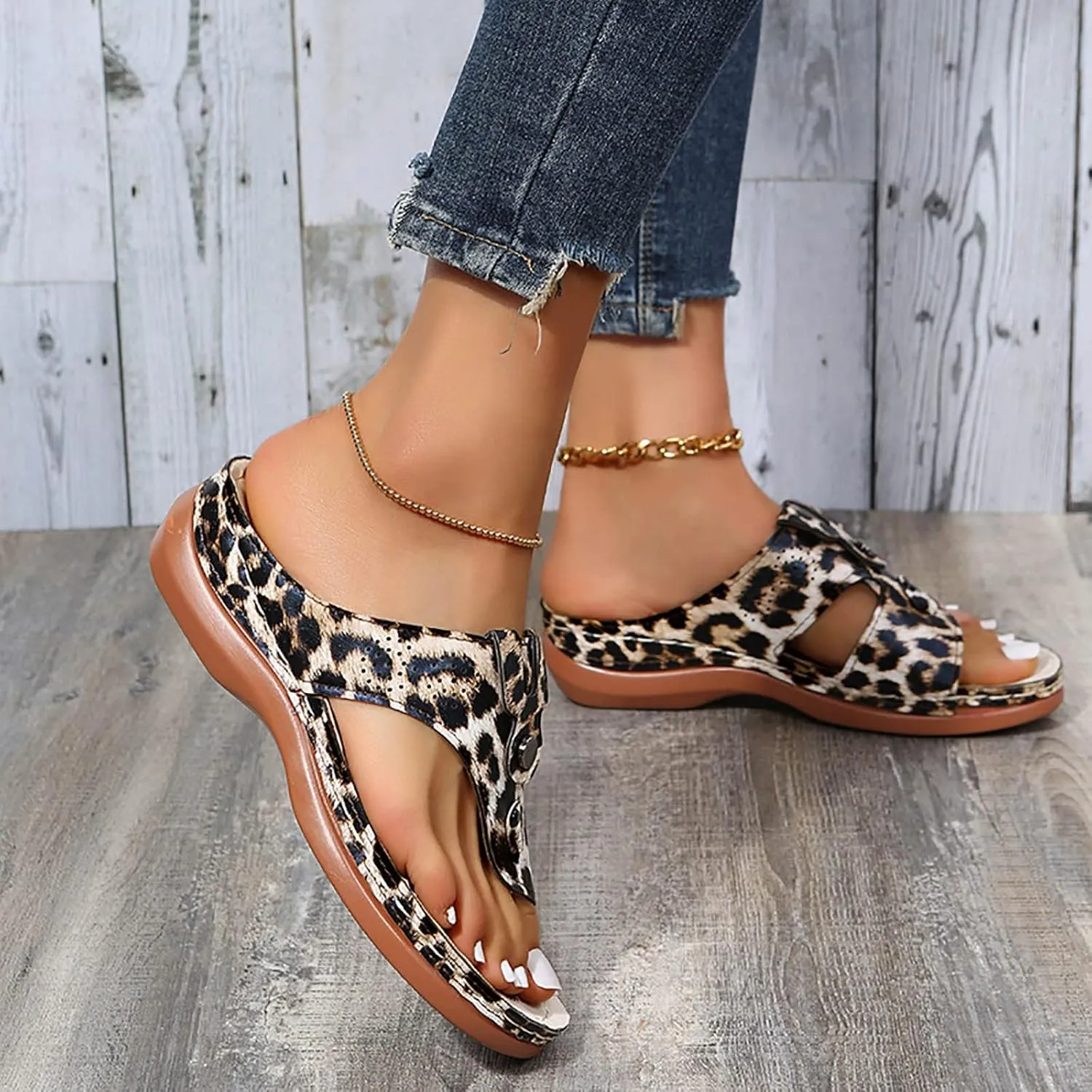 Orthopedic Sandals with Support for Women Orthopedic Women Walking Slides Slide Sandals Women Comfort Orthopedic Womens Outdoor Slippers Womens Wedge Sandals Summer Closed Toe for Women Dressy Wedges