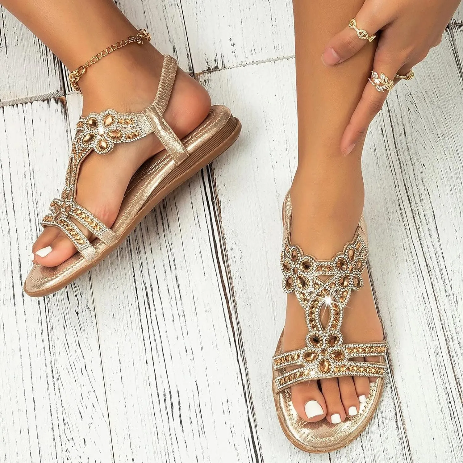 Orthopedic Sandals Women Wide Width Orthopedic Womens Flat Sandals Dressy Casual Womens Supportive Sandals Orthotic Cute Walking Sandals for Women Orthopedic Flip Flops Arch Support Womens