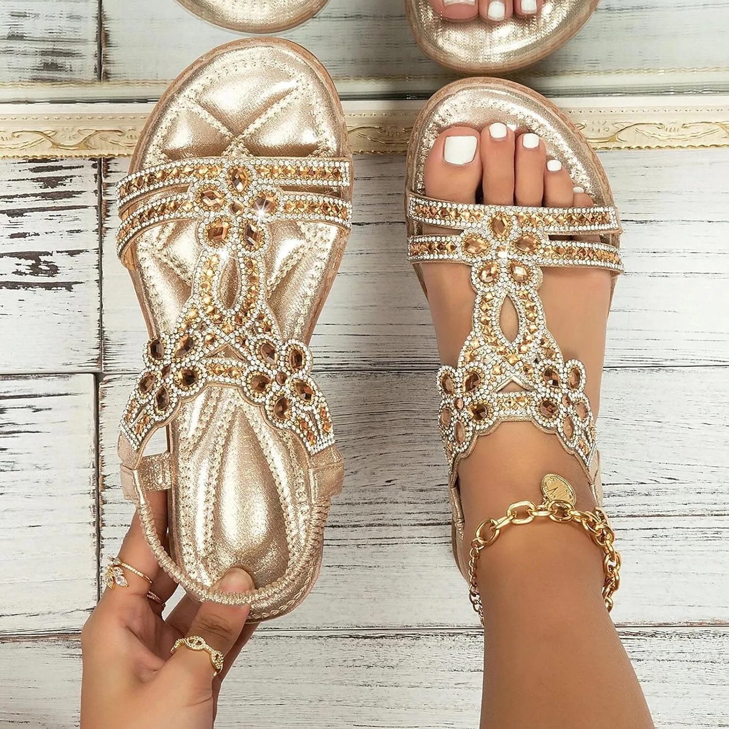 Orthopedic Sandals Women Wide Width Orthopedic Womens Flat Sandals Dressy Casual Womens Supportive Sandals Orthotic Cute Walking Sandals for Women Orthopedic Flip Flops Arch Support Womens