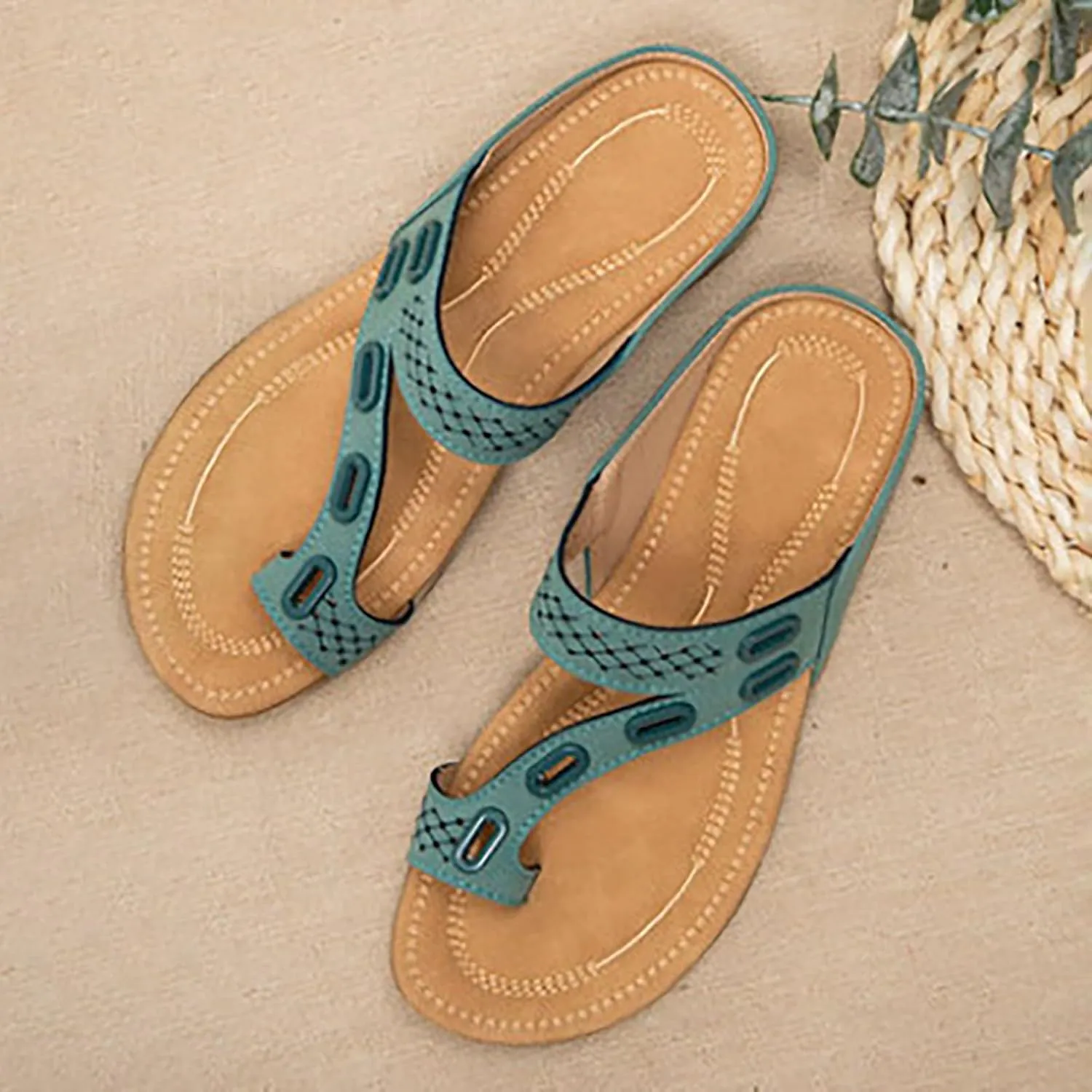 Orthopedic Slide Sandals for Women with Arch Support Summer Beach Shoes Lightweight Adjustable Straps Comfortable Walking Casual Plantar Fasciitis Recovery