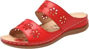 Orthotic Slippers for Women Size 9 Orthopedic Womens Plantar Fasciitis Slippers Ladies Comfortable Sandals Orthotic Womens Black Shoes Dressy Casual Sandals for Plantar Fasciitis for Women Cute