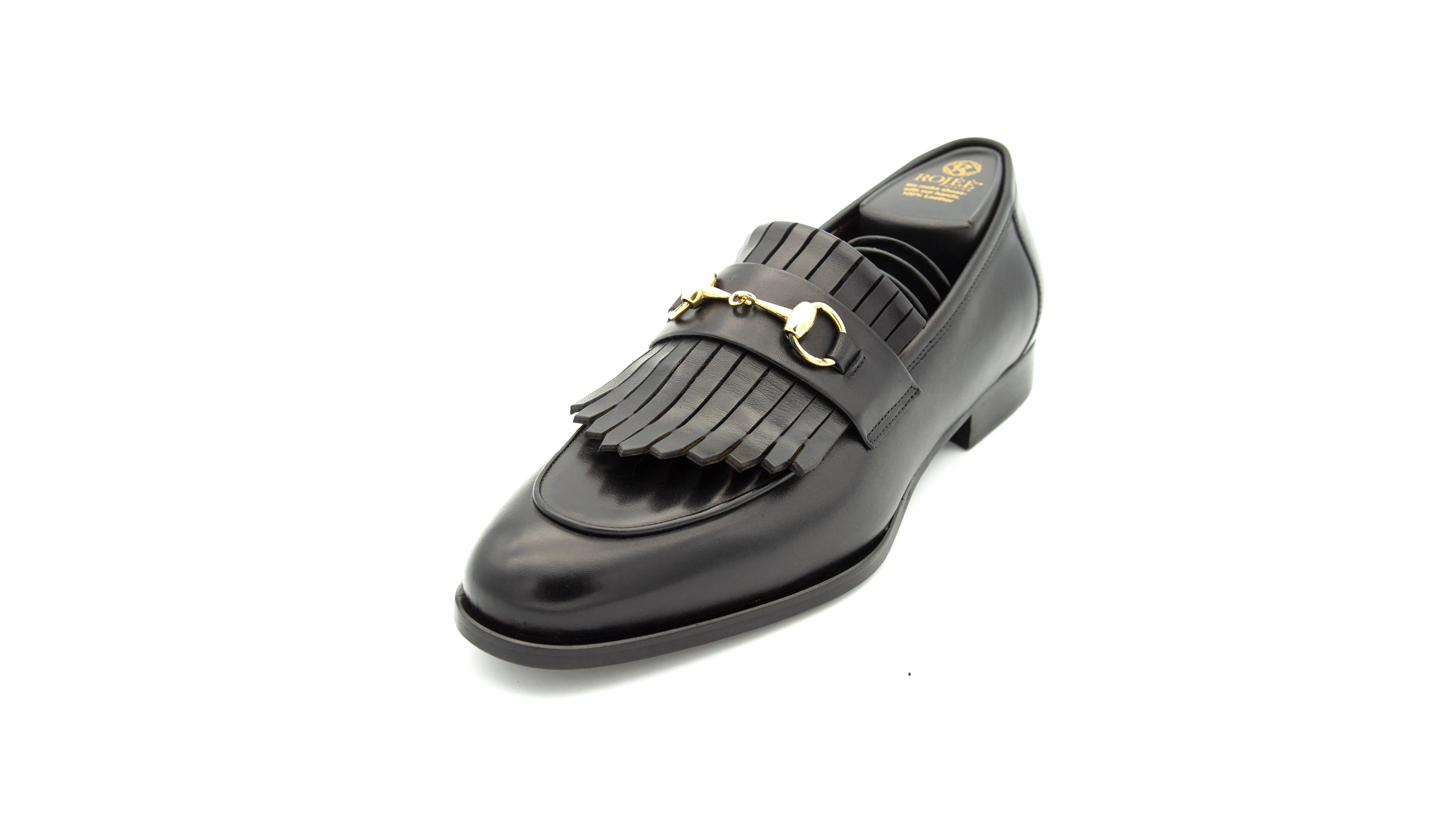 Rojèè Loafers mit goldener Metallschnalle