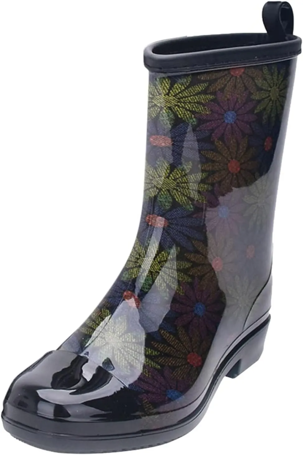 Rubber Outdoor Shoes Water Rain Women's Boots Mid Style Punk Boots Women's Boots Goulashes Women