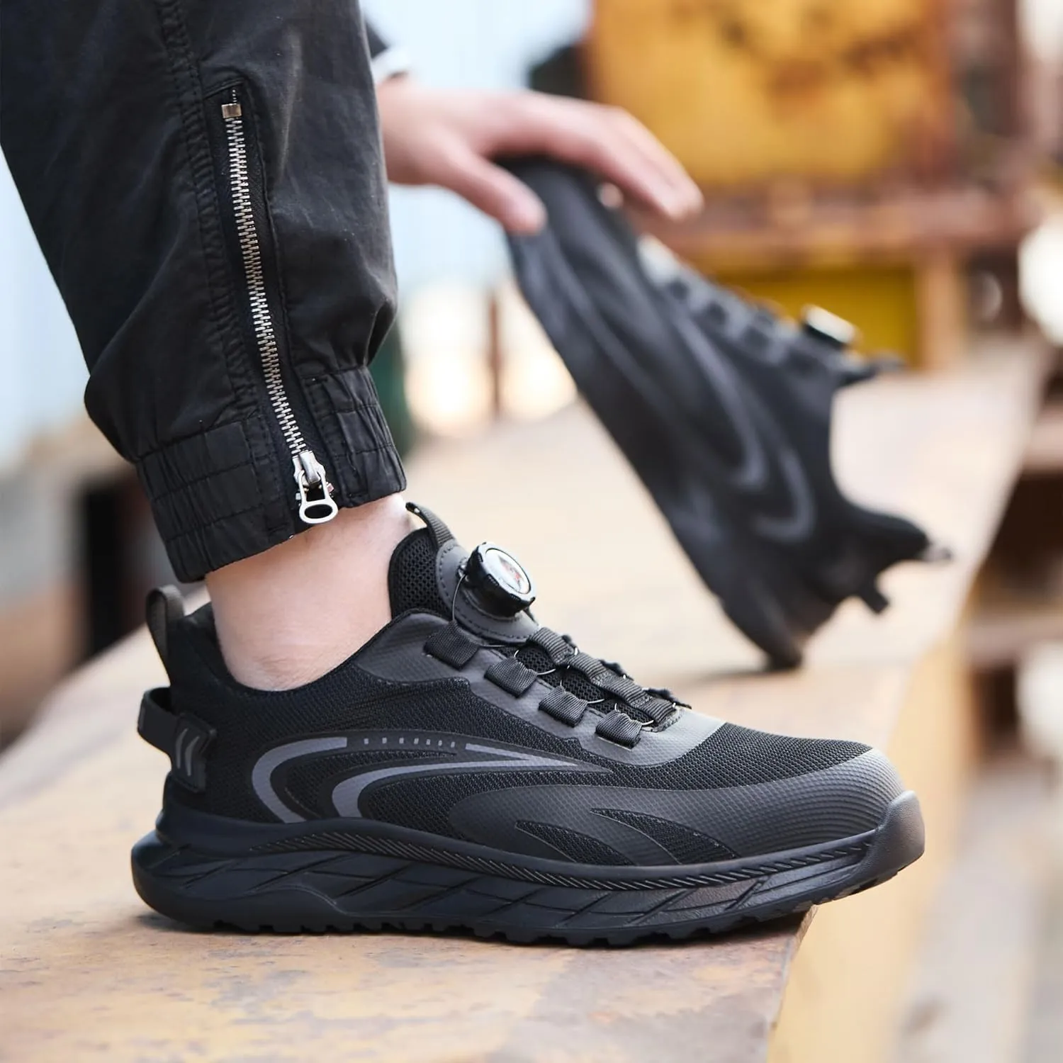 Safety Shoes Steel Toe Cap Shoes Work Shoes Safety Trainers Lightweight Comfortable Stylish Men's Women's Ladies