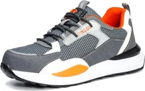 Safety Trainers Men Steel Toe Cap Trainers Work Construction Breathable Safety Shoes Non Slip Sneakers