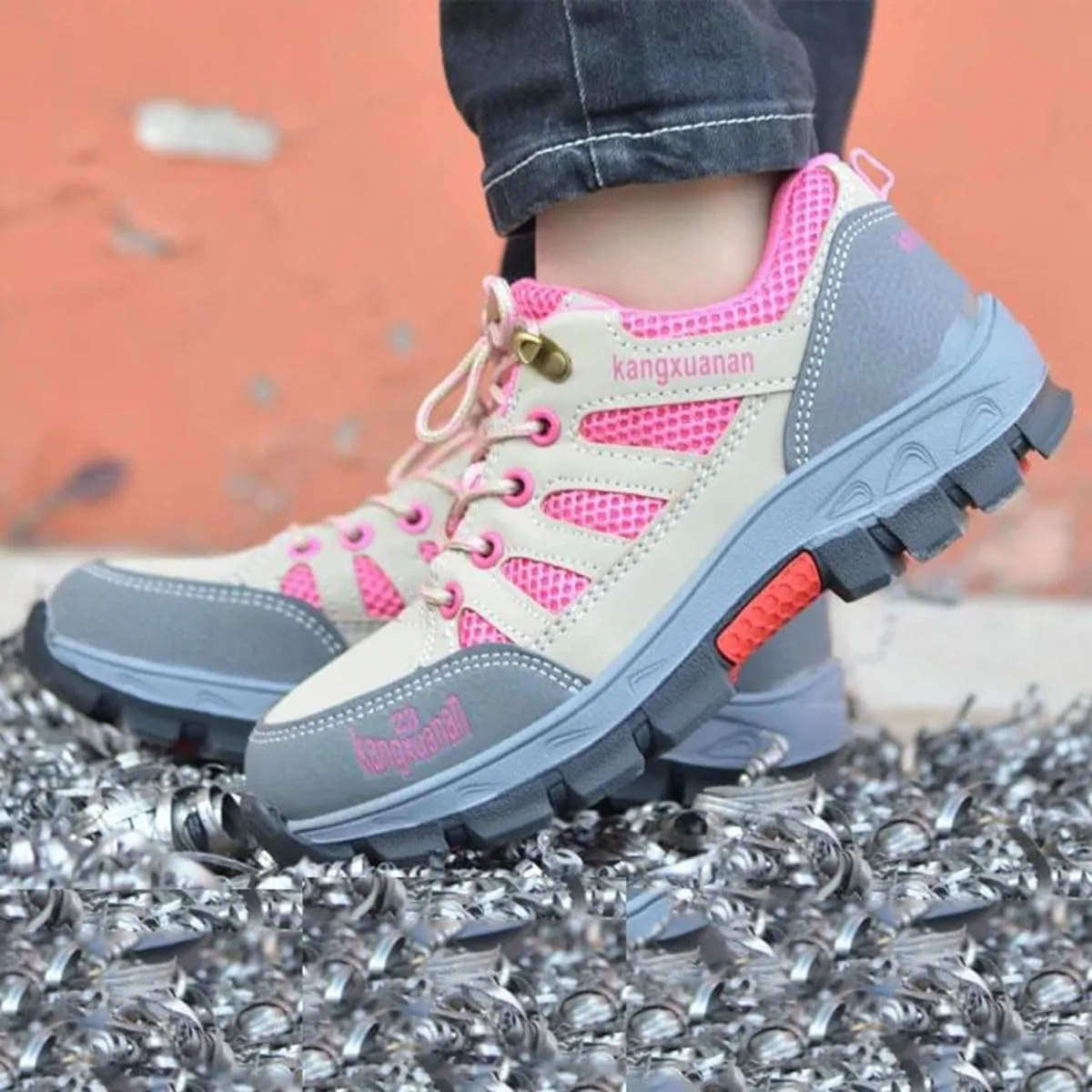 Safety Trainers Mens Womens Steel Toe Cap Trainers Lightweight Safety Shoes for Women Breathable Work Boots