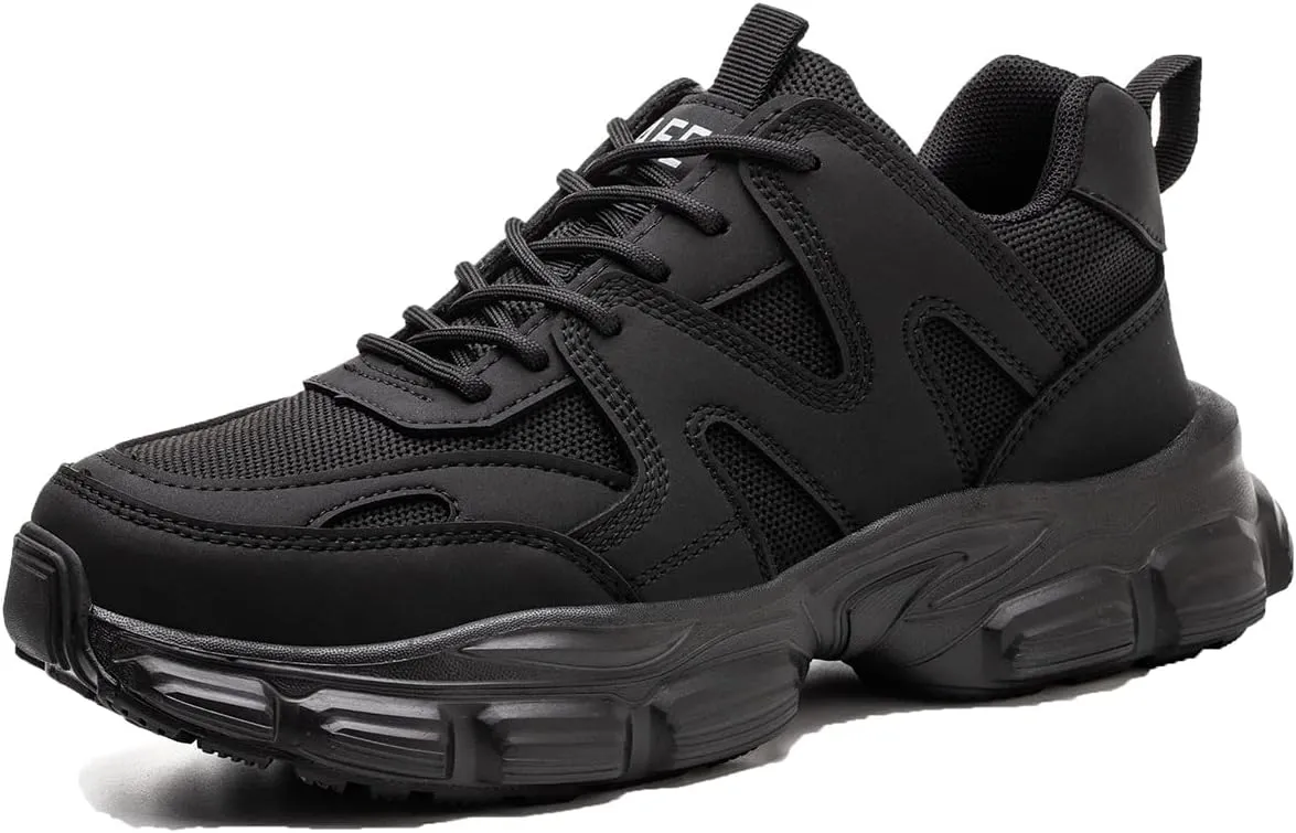 Safety Trainers Women's Steel Toe Cap Trainers Lightweight Safety Shoes for Women Breathable Work Boots