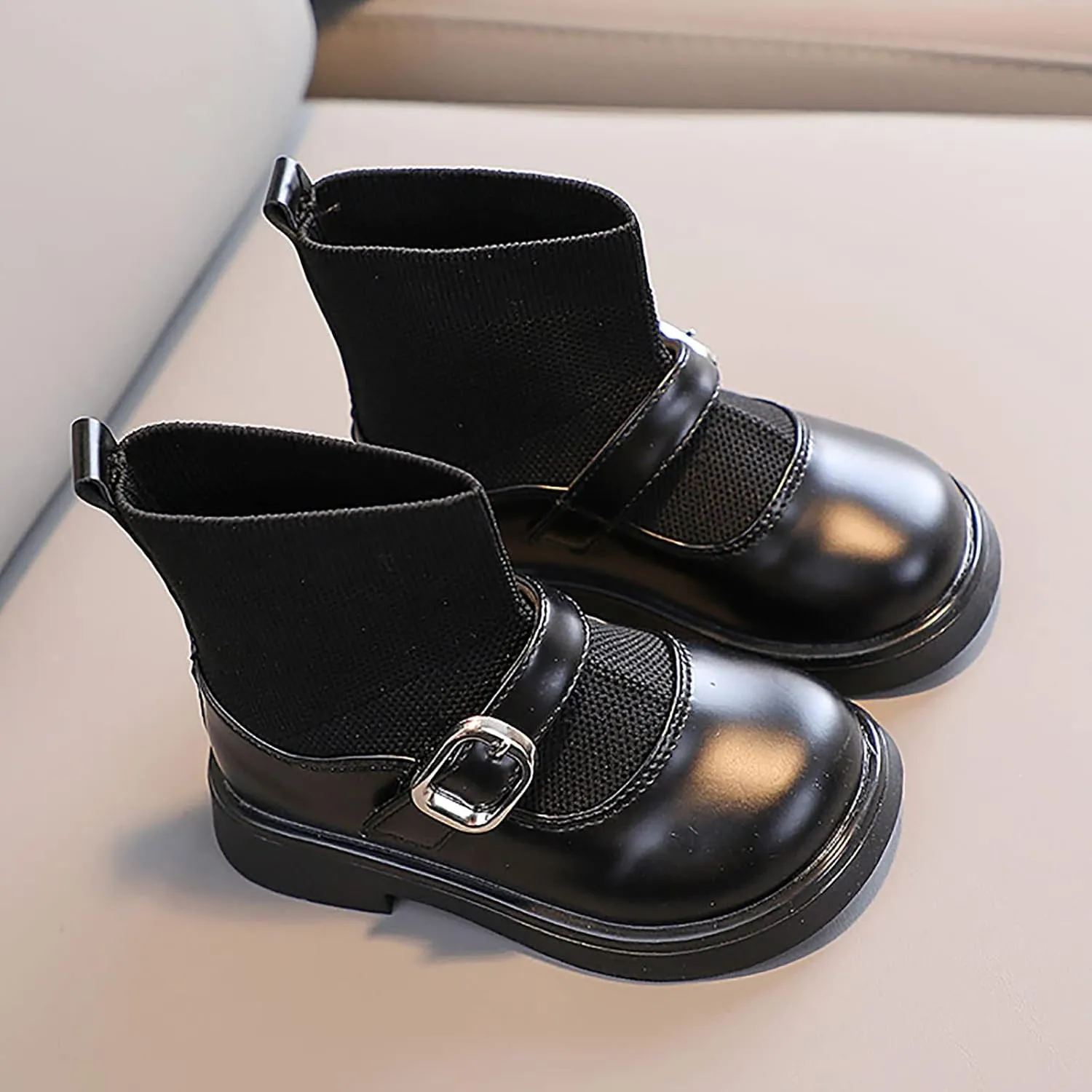 sfdgfhyf Indoor Boots for Little Kid Toddler Girls Booties Kids Shoes Short Boots Girls Ankle Boots 2 to 8 Years Short