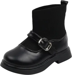 sfdgfhyf Indoor Boots for Little Kid Toddler Girls Booties Kids Shoes Short Boots Girls Ankle Boots 2 to 8 Years Short
